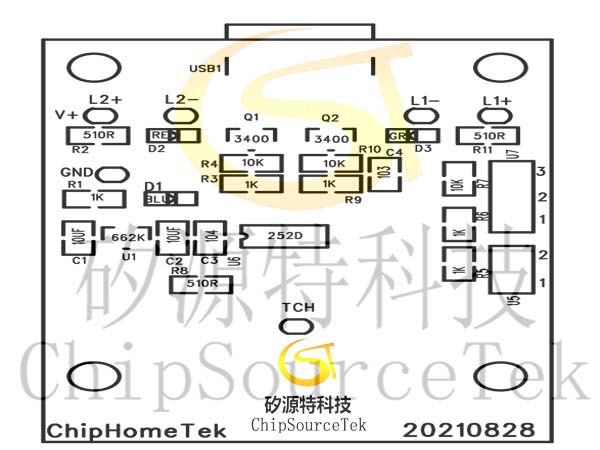 LED触摸台灯MCU方案