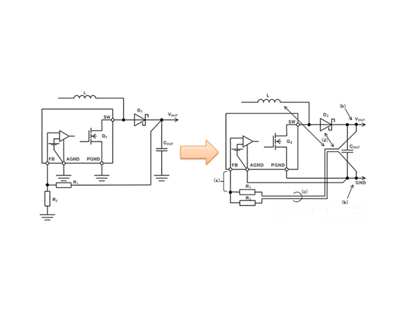 Discussion on PCB layout of boost DC/DC converter