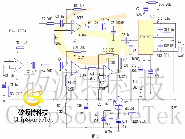 高保真BTL放大器的原理及设计