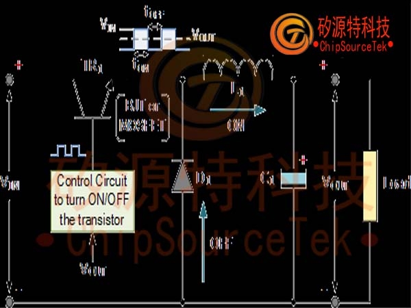 How to use a series transistor in a voltage regulator with a step-down switch