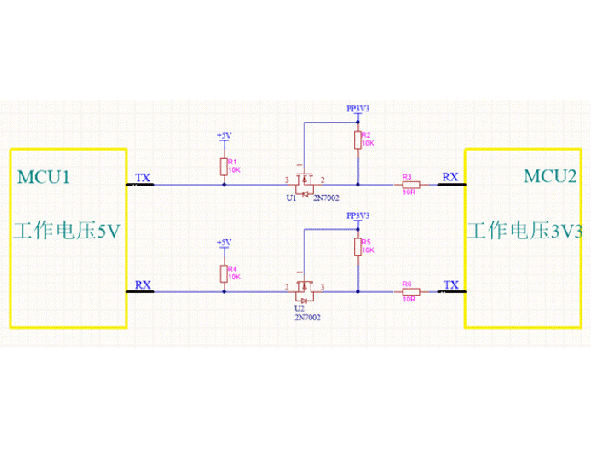 How do MCUs communicate with different level signals