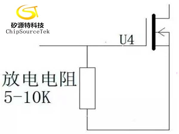 The function of pull-down resistance of triode and MOS transistor