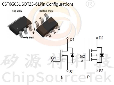 CST6G03L SOT23-6L