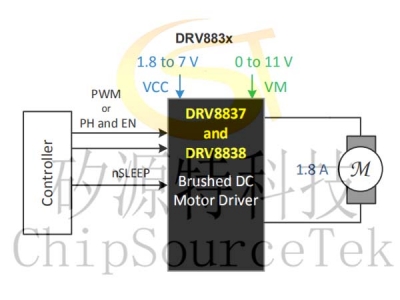 DRV8837/DRV8838