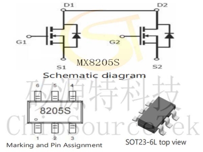 MX8205S SOT23-6L