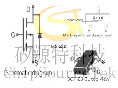 MX3400 SOT-23-3L