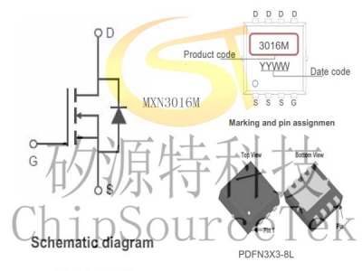 MXN3016M PDFN3X3-8L