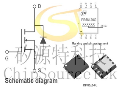 PE58120G DFN5x6-8L