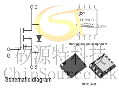 PE7280G DFN5x6-8L