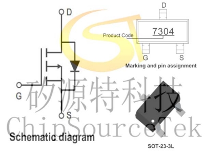 PE7304 SOT23-3L