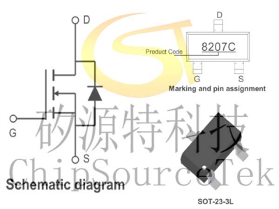 PE8207C SOT23-3L