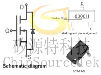 PE8306H SOT23-3L