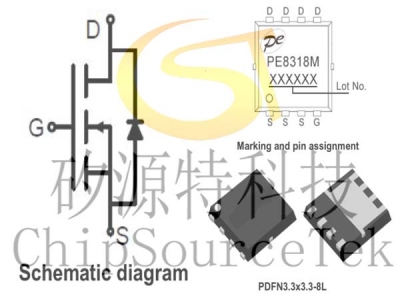 PE8318M PDFN3.3x3.3-8L