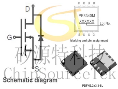 PE8340M PDFN3.3x3.3-8L