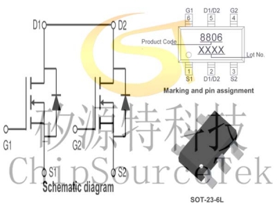 PE8806 SOT23-6L