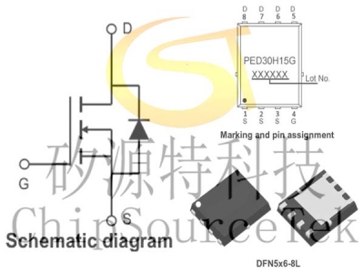 PED30H15G DFN5x6-8L