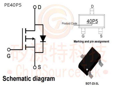 PE40P5 SOT23-3